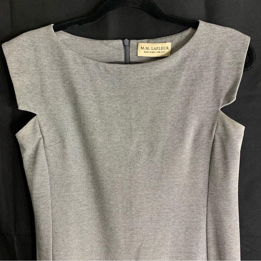 M. M. Lafleur The Sarah Pique Shift Business Casual Dress, size 2 - Picture 4 of 10